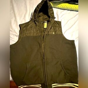Brand new Ralph Lauren hoodie vest.